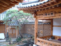 More traditional lodgings.  Paper walls and heated floors.