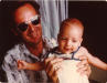 Garry with baby Nathan