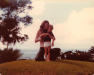 Nathan and Mom at her wedding site in Queen Liliuokalani park (Hilo, Hawaii)