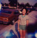 Julie somewhere in Southern California in the early 80s